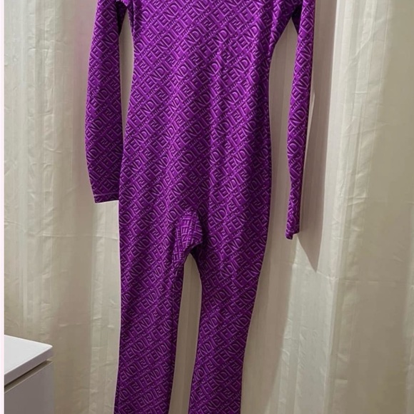 Purple fendi jumpsuit original box worn once Worth 1100 but selling for 700 - Picture 2 of 2